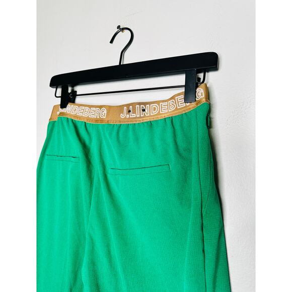 J. LINDEBERG Eleonora Green Branded Mid-Rise Elastic Waist Golf Pants Size 26 - Picture 8 of 12